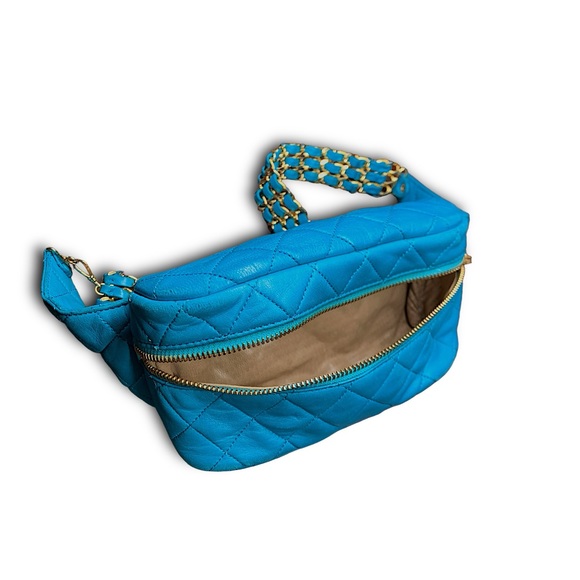 CHANEL CAMELIA MATELASSE TRIPLE CHAIN WAIST POUCH - Picture 10 of 16